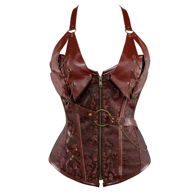 Boning Corset Steel - Sapubonva steampunk 의류 여성 플러스 사이즈