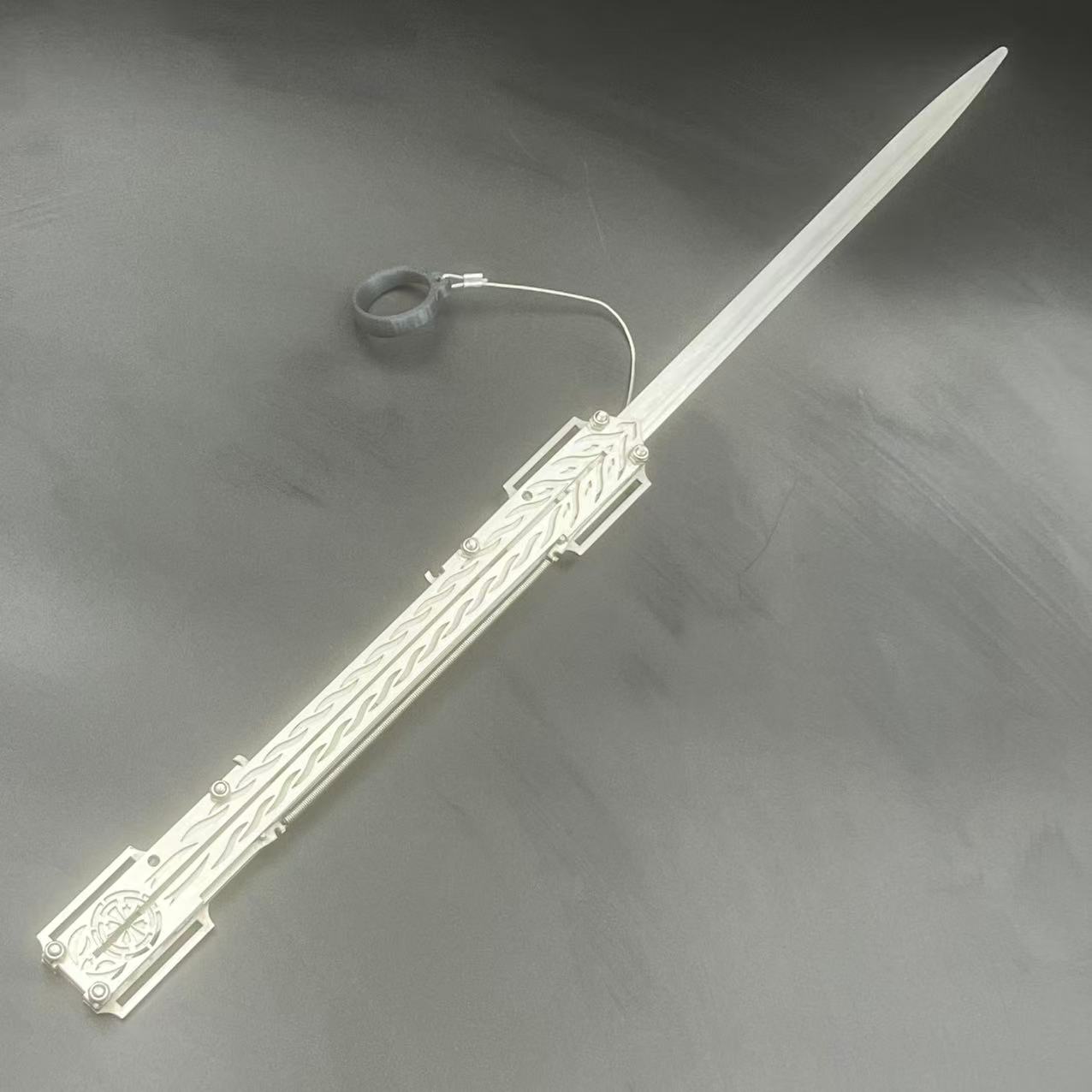 Cosplay Prop Dagger - 성인용 할로윈 소품 스테인리스 스틸 탄성