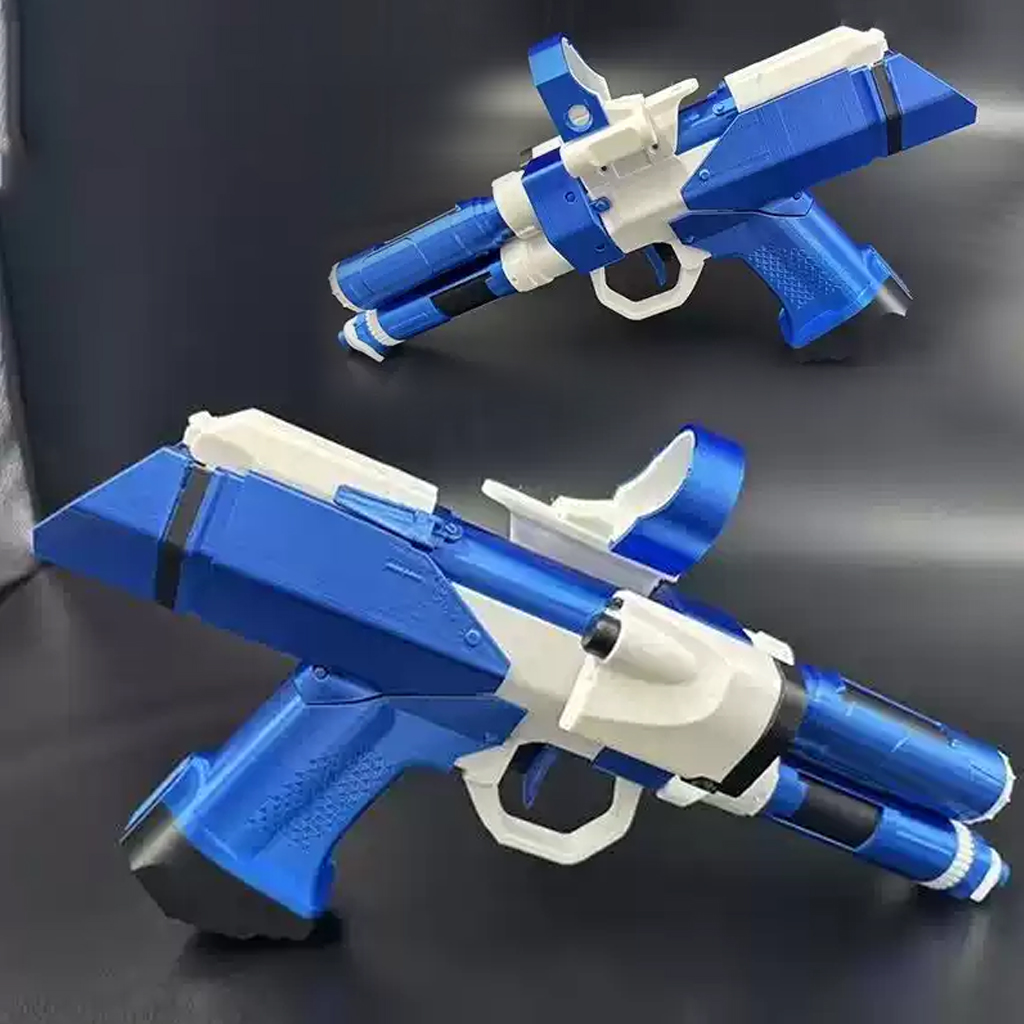Cosplay Prop Blueprints - 델타 액션 펑이 블루 호르몬 건