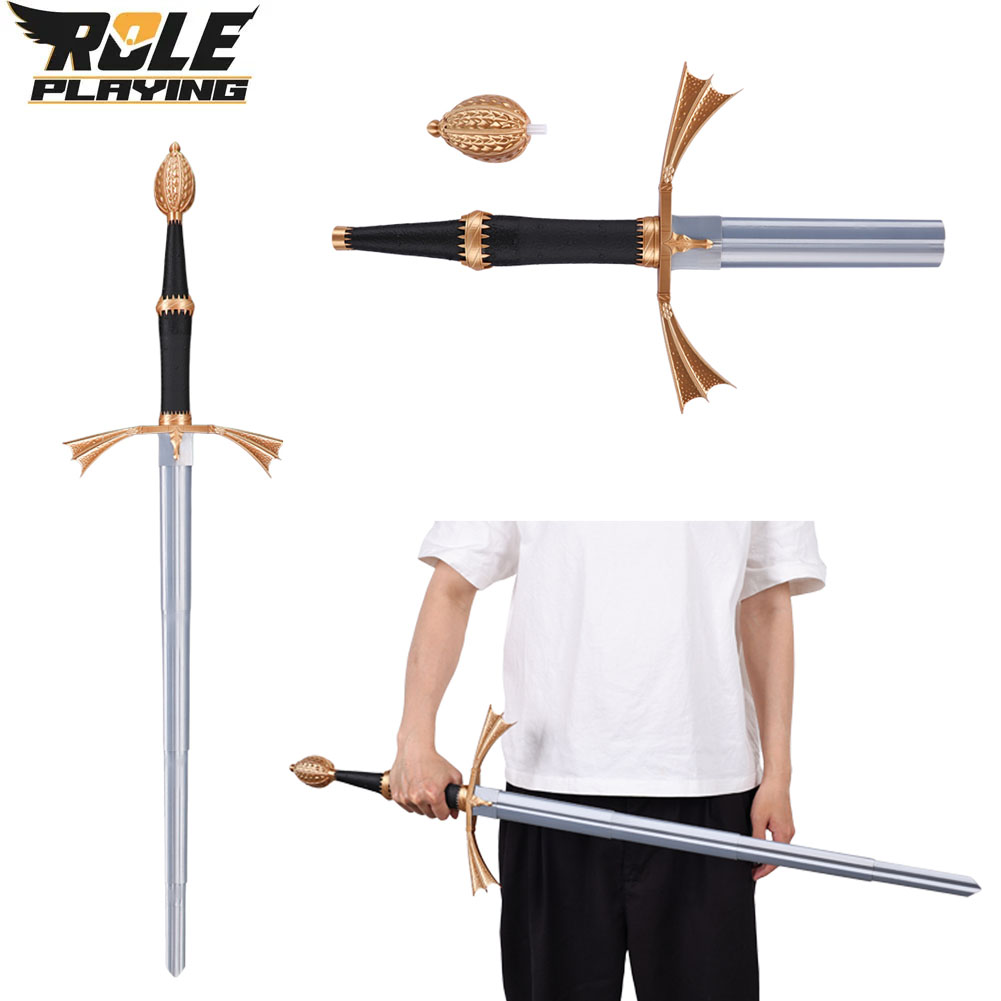 Cosplay Prop Knife - 데몬 코스프레 접이식 실버 플라스틱 나이프