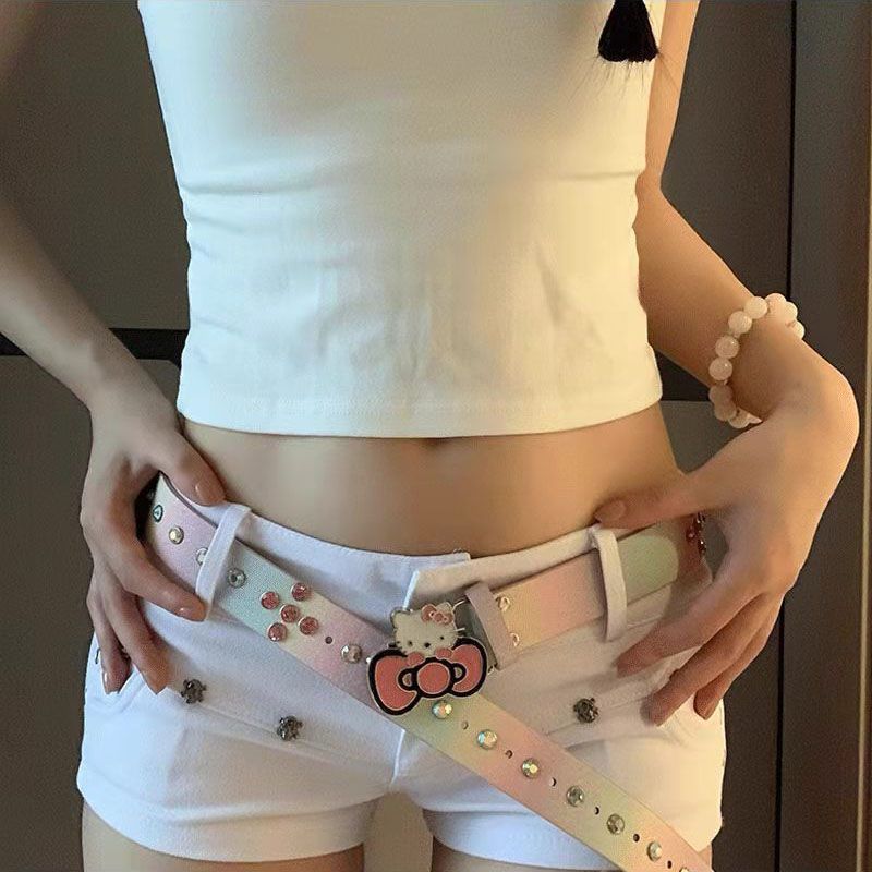 Easy Cosplay Prop - 새로운 벨트 - 밀레니엄 KT 핑크