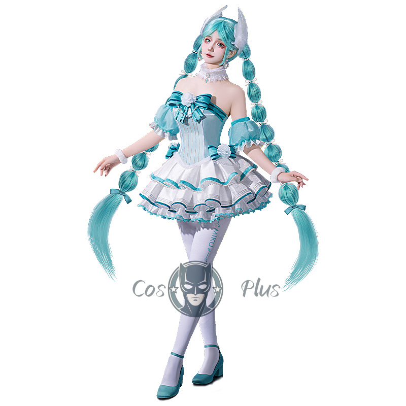 애니메이션 프로젝트 세카이 미쿠 코스프레 의상 백조의  - Fishbones Cosplay Prop 리뷰 및 가격