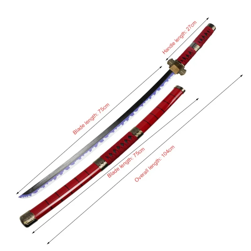 2026 로로노아 조로 카타나 애니메이션 검 104cm - Cosplay Prop Katana 리뷰 및 가격