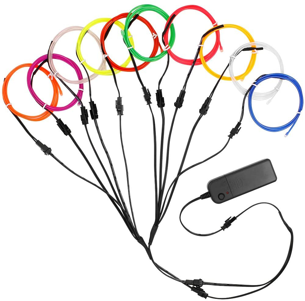 5 in 1 글로우 와이어 케이블 LED 네온 크리스마 - Led El Wire 리뷰 및 가격