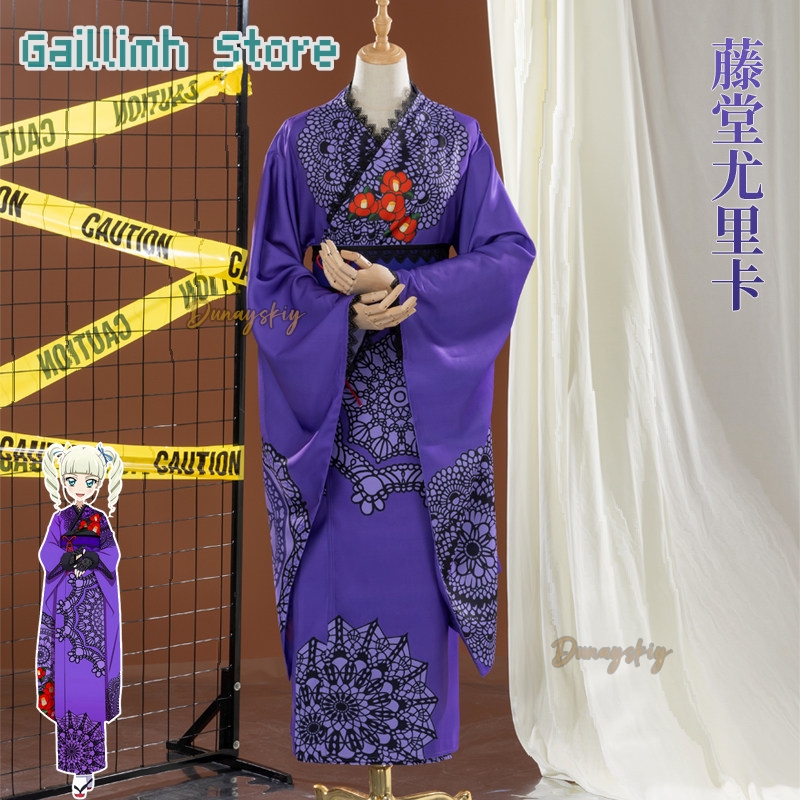 아이카츠! 유리카 토도 유카타 기모노 코스프레 의상 애 - Cosplay Prop Pattern 리뷰 및 가격