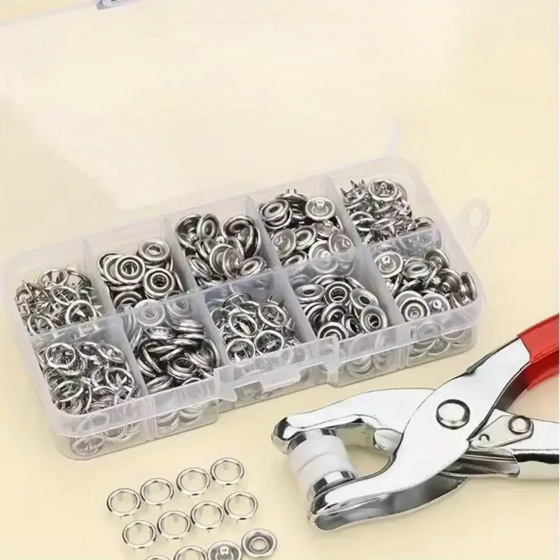 1세트 아이렛 세터 펀처 키트 가죽 구멍 펀치 버클 고 - Snap Plier Setter 리뷰 및 가격