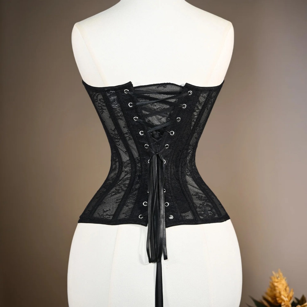 여성용 메쉬 코르셋 버스티어 오버버스트 컵 푸쉬업 브라 - Boning Corset Steel 리뷰 및 가격
