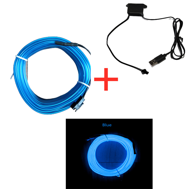 1/3/5m 자동차 실내 분위기 조명 LED 스트립 5 - Led El Wire 리뷰 및 가격