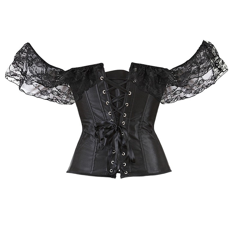 여성 스팀펑크 코르셋 탑 고딕 뷔스티에 스틸본 오프숄더 - Boning Corset Steel 리뷰 및 가격