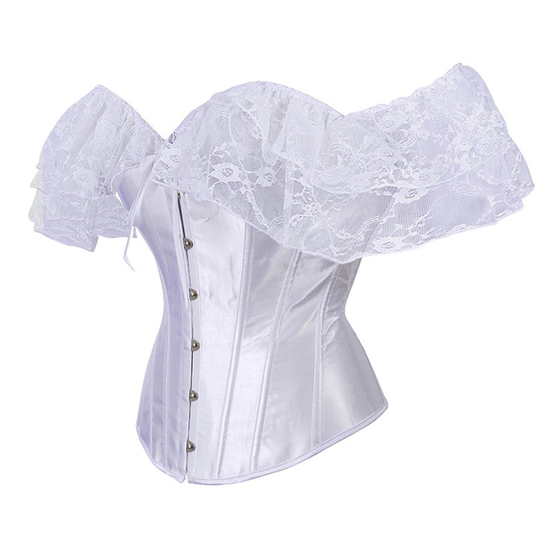 여성 스팀펑크 코르셋 탑 고딕 뷔스티에 스틸본 오프숄더 - Boning Corset Steel 리뷰 및 가격