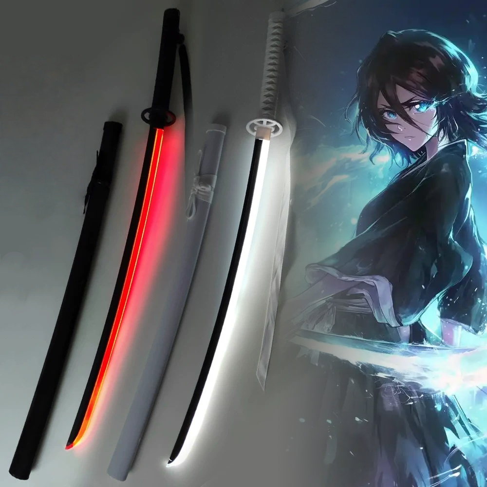 40인치 글로우 블리치 카타나 LED 라이트 세이버 애 - Cosplay Prop Katana 리뷰 및 가격
