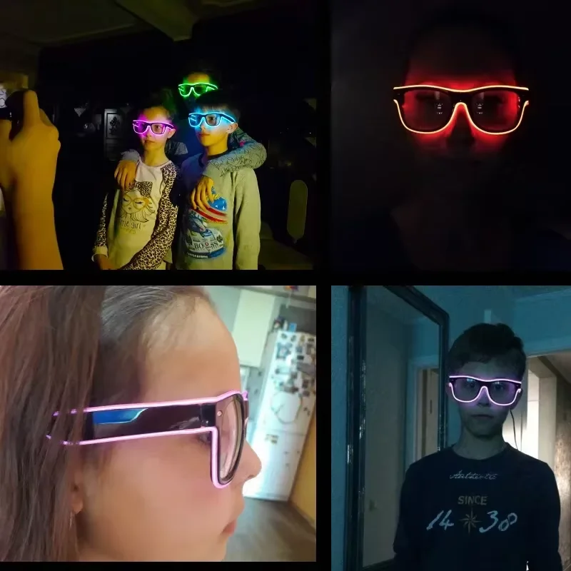 네온 LED 발광 선글라스 화려한 EL 와이어 라이트업 - Led El Wire 리뷰 및 가격