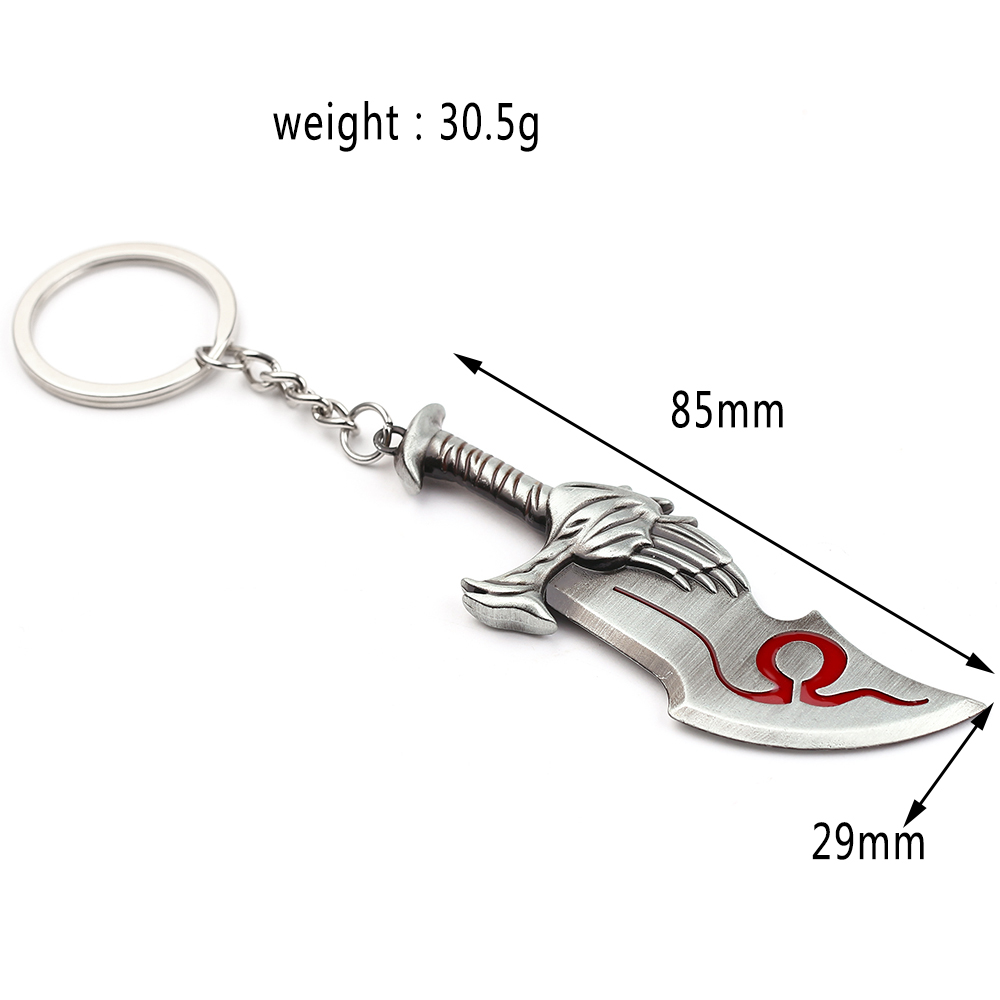갓 오브 워 4 크레토스 검 키체인 펜던트 열쇠고리 쥬 - Cosplay Prop Dagger 리뷰 및 가격