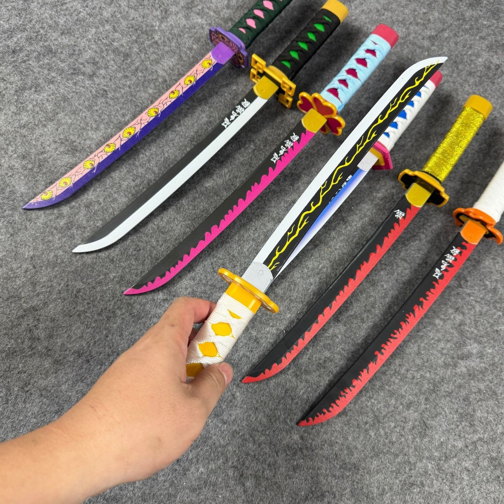 16인치 토미오카 기유 카타나 애니메이션 귀멸의 칼날  - Cosplay Prop Katana 리뷰 및 가격