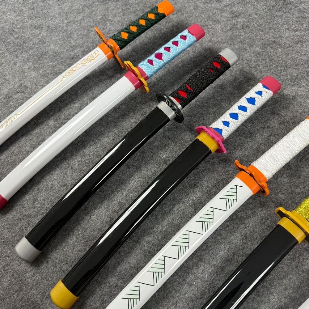 16인치 토미오카 기유 카타나 애니메이션 귀멸의 칼날  - Cosplay Prop Katana 리뷰 및 가격