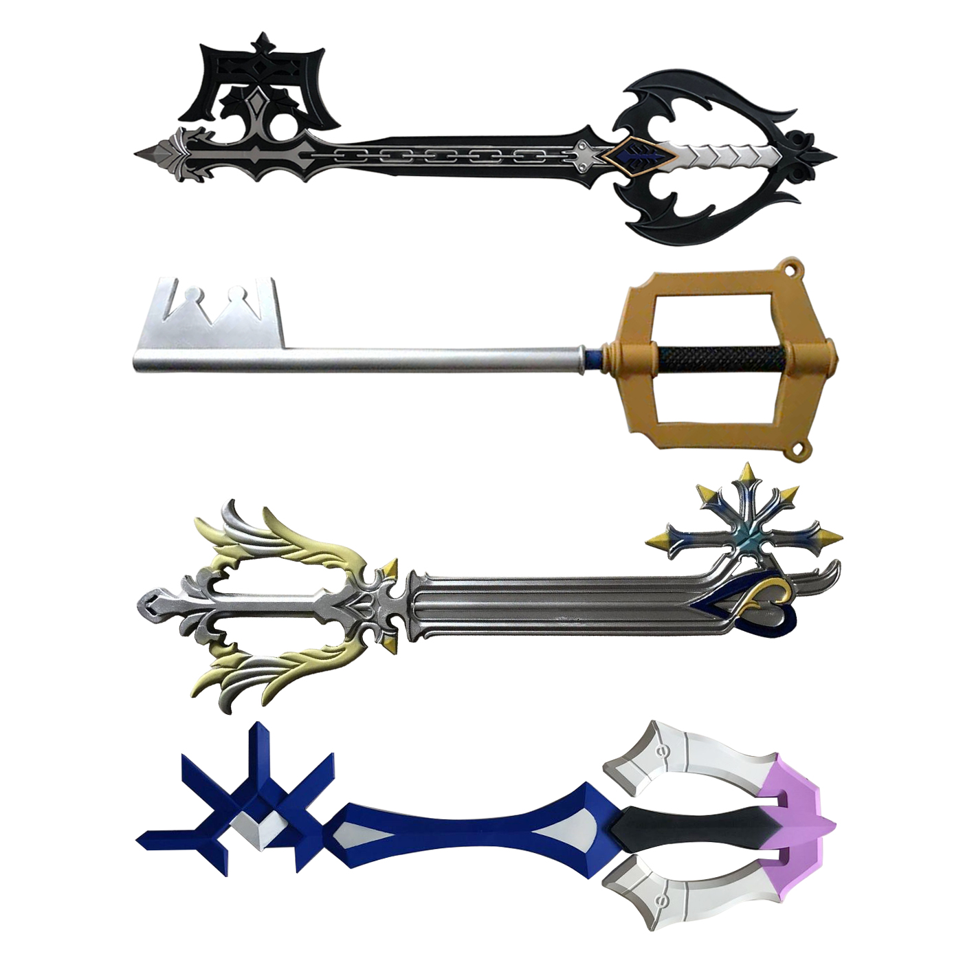 1:1 코스프레 킹덤 하츠 골드 키: 소라 키 키블레이 - Keyblade Cosplay Prop 리뷰 및 가격