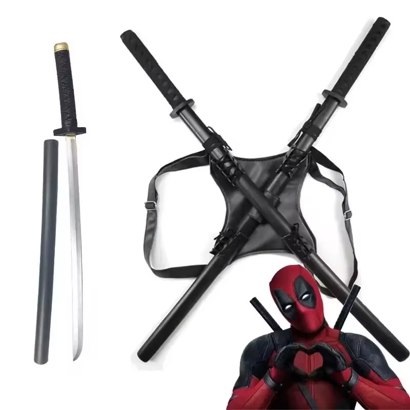 2025년 신제품 61cm 데드풀 카타나 PU 애니메이 - Cosplay Prop Dagger 리뷰 및 가격