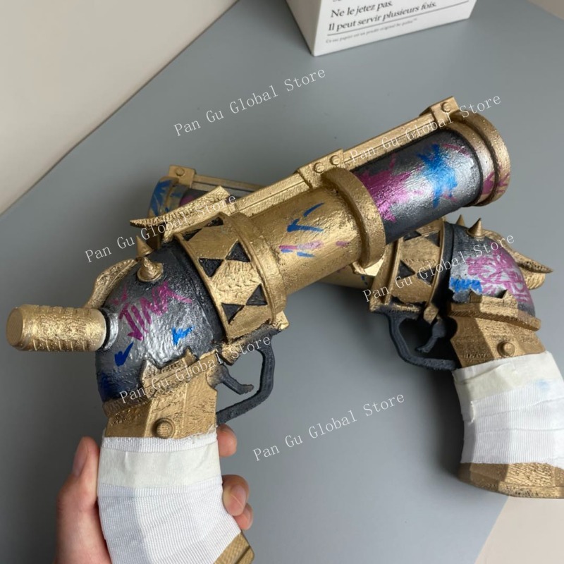 28cm/11.02in Jinx Pistol 맞춤형 3 - Cosplay Prop Katana 리뷰 및 가격