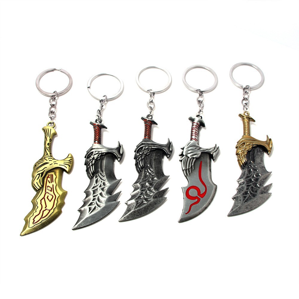 펑크 패션 주얼리 갓 오브 워 4 크레토스 도끼 열쇠고 - Cosplay Prop Pattern 리뷰 및 가격