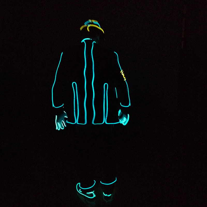 EL 와이어 발광 재즈 댄스 의상 LED 의류 무대 공 - Led El Wire 리뷰 및 가격