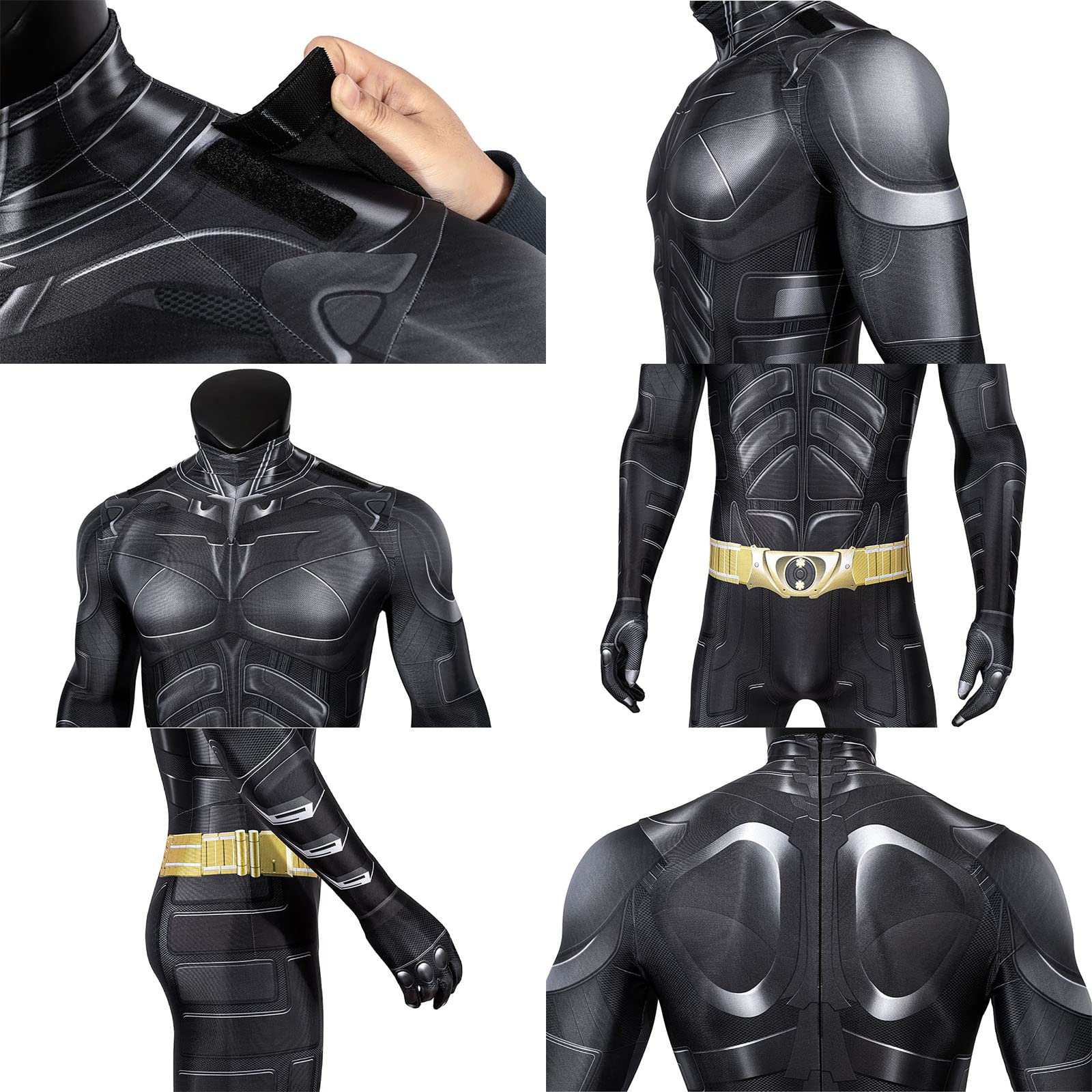 성인 남성용 박쥐 슈퍼히어로 코스튬 기사 코스프레 점프 - Cosplay Bat Prop 리뷰 및 가격